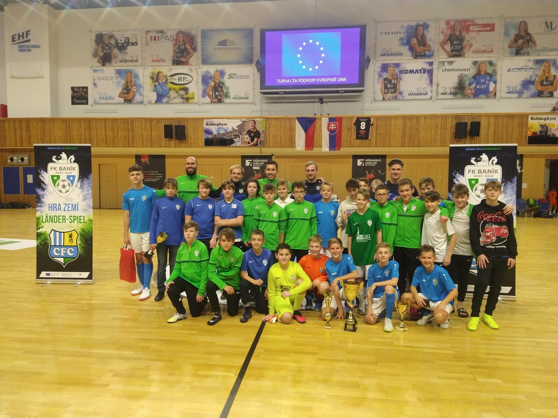 U13: Halový turnaj v Mostě vyhrál Chemnitzer FC
