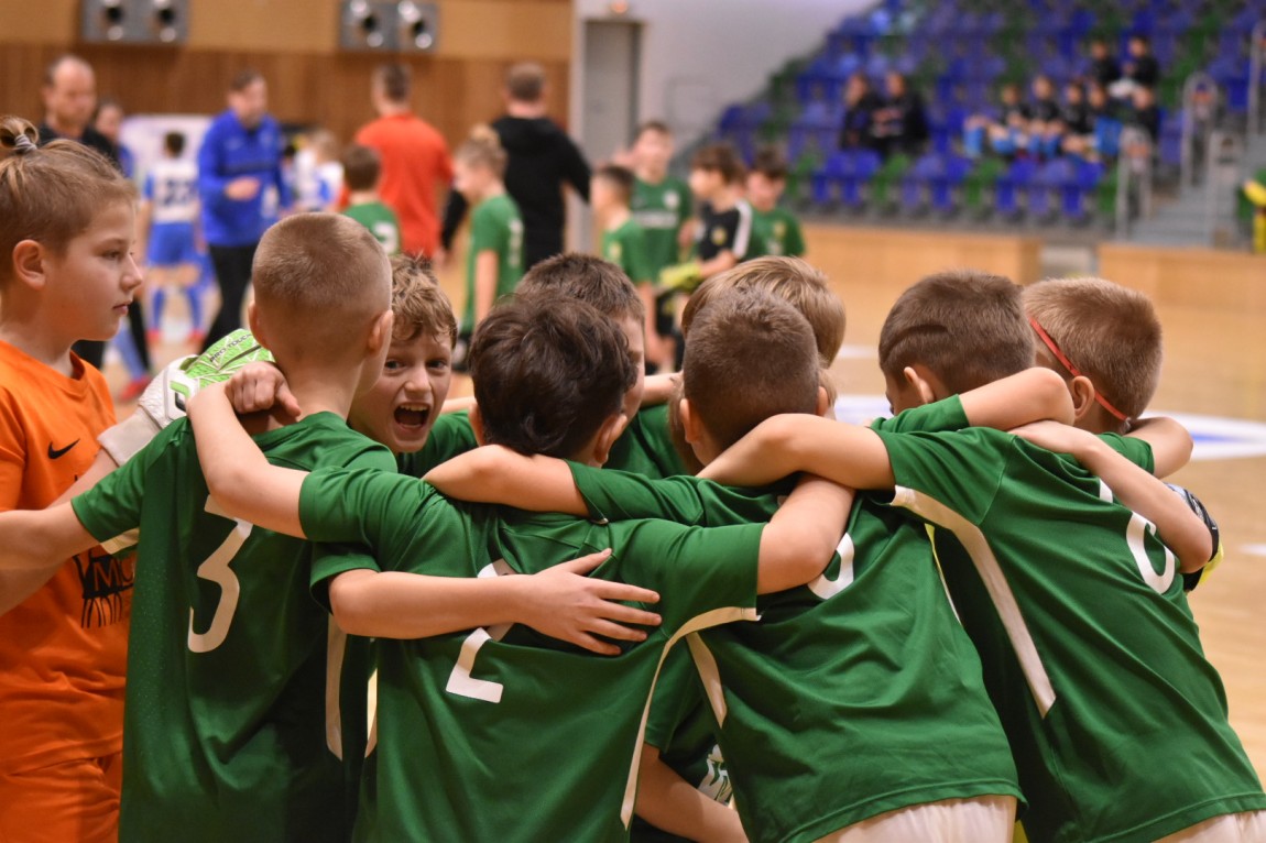 U10: Halový turnaj vyhrál opět Chemnitzer FC, Slavia byla třetí